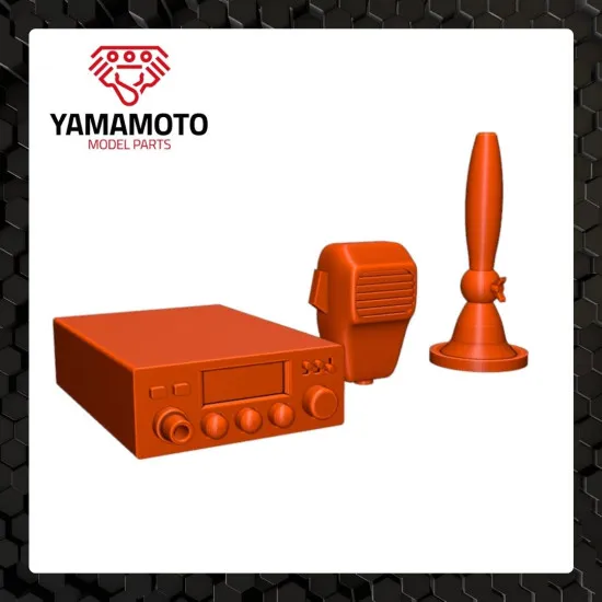 Yamamoto Ymptun80 1/24 Cb Radio Set Upgrade Kit Resin Kit
