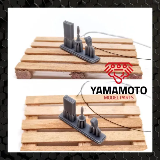 Yamamoto Ymptun80 1/24 Cb Radio Set Upgrade Kit Resin Kit