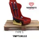 Yamamoto Ymptun110 1/24 Universal Racing Seat Mountings - Type 1