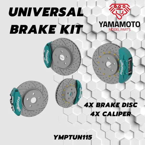 Yamamoto Ymptun115 1/24 Universal Brake Kit Type 1 Upgrade Set Resin Kit