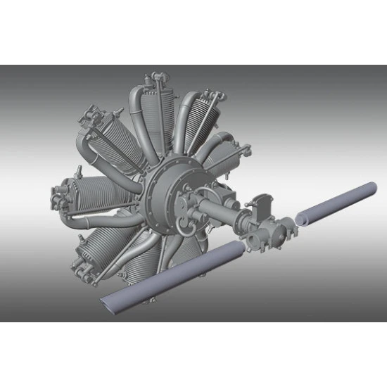 Print Scale Psr72026 1/72 Le Rhone 9j Resin Model