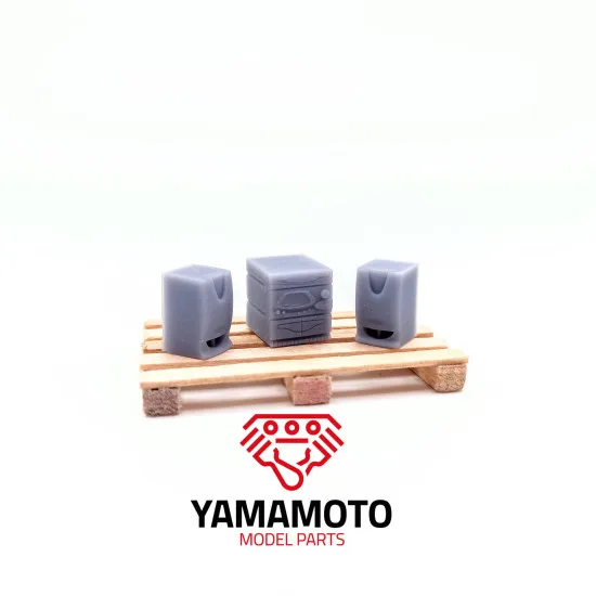 Yamamoto Ympgar18 1/24 Garage Set 4 Garage Accessories Resin Kit