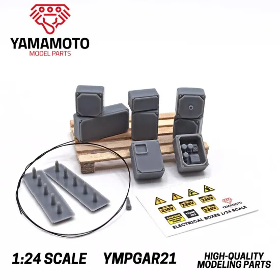 Yamamoto Ympgar21 1/24 Electrical Boxes Kit No 1 Resin Kit