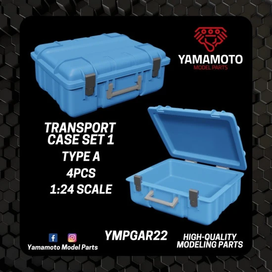 Yamamoto Ympgar22 1/24 Transport Case Set 1 Type A Resin Kit