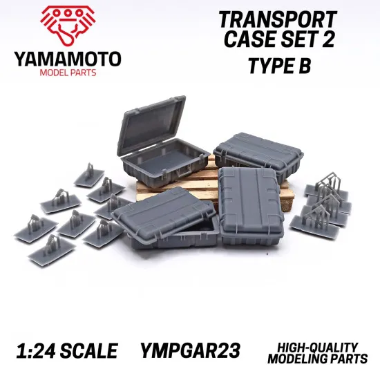 Yamamoto Ympgar23 1/24 Transport Case Set 2 Type B Resin Kit