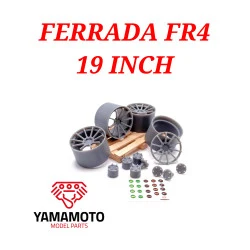 Yamamoto Ymprim12 1/24 Resin Wheels Ferrada Fr4 19inch And Decals