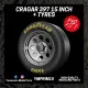 Yamamoto Ymprim15 1/24 Resin Wheels Cragar 397 15inch And Tyres