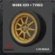 Yamamoto Ymprim17 1/24 Resin Wheels Work Xd9 18inch V2 Prokit And Tyres