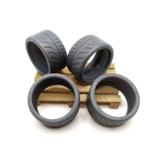 Yamamoto Ymprim19 1/24 Resin Wheels Semi Slick Tyres Type 1 For Our 18inch Rims
