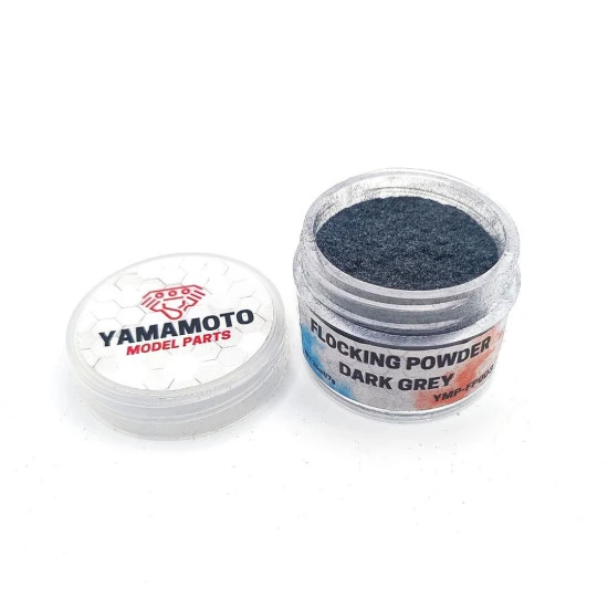 Yamamoto Ymp-fp003 Hi-quality Flocking Powder Dark Grey 25ml