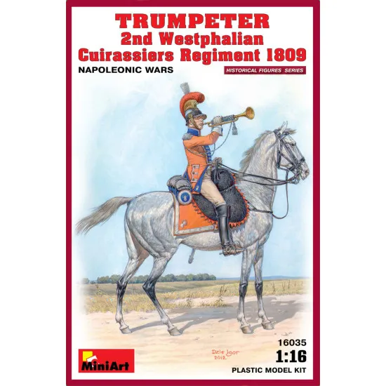 TRUMPETER 2ND WESTPHALIAN CUIRASSIERS REGIMENT 1809 NAPOLEONIC WARS PLASTIC MODEL KIT SCALE 1/16 MINIART 16035 TRUMPETER 2ND WESTPHALIAN CUIRASSIERS REGIMENT 1809 NAPOLEONIC WARS PLASTIC MODEL KIT SCALE 1/16 MINIART 16035