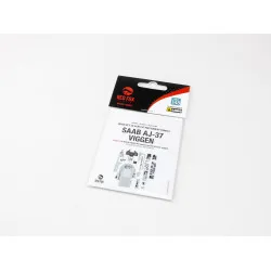 Red Fox Qs-48090 1/48 3d Instrument Panel For Saab Aj-37 Viggen Updated Full Interior Special Hobby