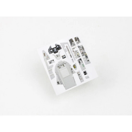 Red Fox Qs-48091 1/48 3d Instrument Panel For Saab Ja-37 Viggen Special Hobby