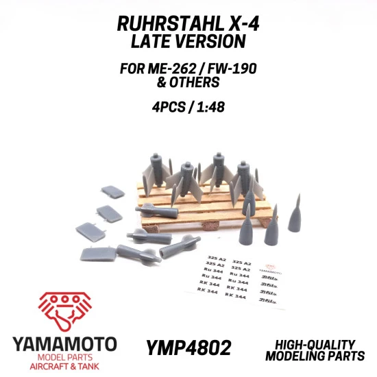 Yamamoto Ymp4802 1/48 Ruhrstahl X-4 Late Version
