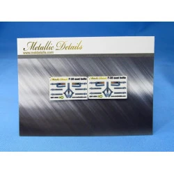 Metallic Details Mdp48004 1/48 F35. Seat Belts Accessories Kit