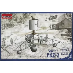 Roden 008 1/72 Pkz-2 Austro-hungarian Helicopter 1918 Wwi Plasticmodel Kit