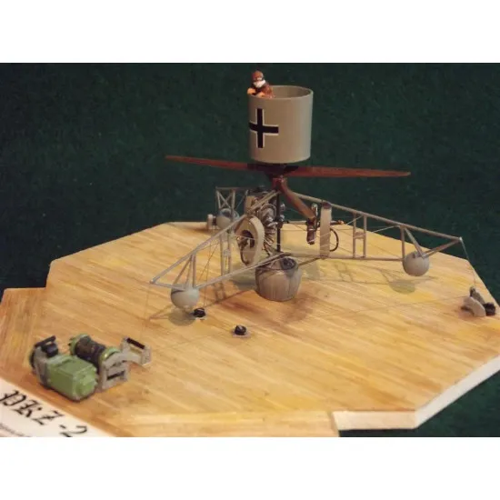 Roden 008 1/72 Pkz-2 Austro-hungarian Helicopter 1918 Wwi Plasticmodel Kit