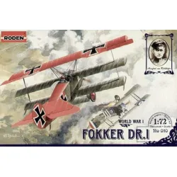 Roden 010 1/72 Fokker Dr. I Plastic Model German Airplane Wwi Triplane