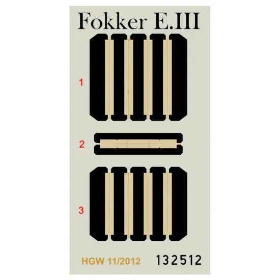 Hgw 132512 1/32 Seatbelts For Fokker E.ii And E.iii Accessoreis For Aircraft