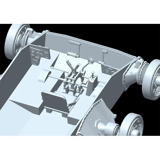 British infantry tank Mk.3 Valentine V with crew 1/35 Miniart 35106