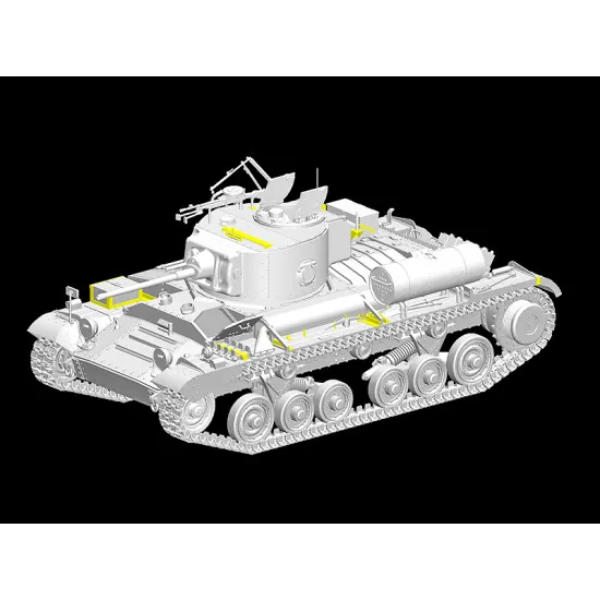 British infantry tank Mk.3 Valentine V with crew 1/35 Miniart 35106