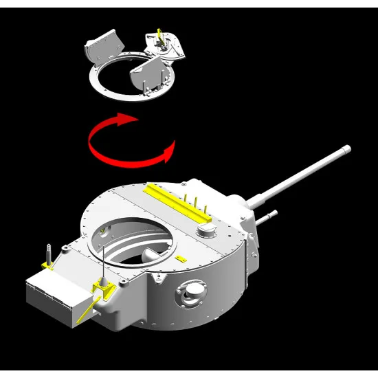 British infantry tank Mk.3 Valentine V with crew 1/35 Miniart 35106