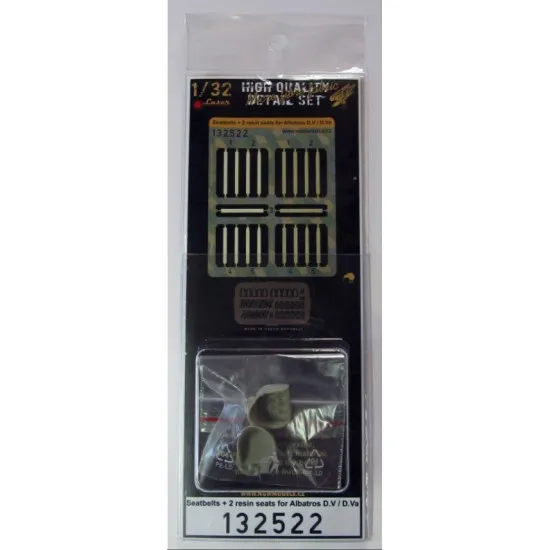 Hgw 132522 1/32 Seatbelts And Seats For Albatros D.v And D.va