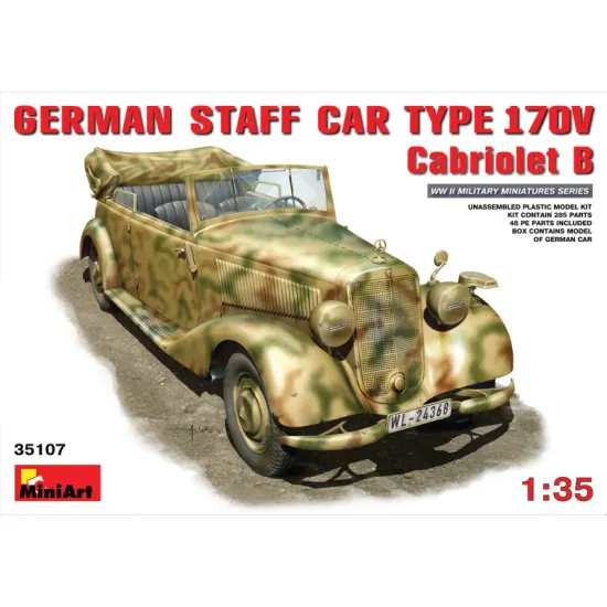 STAFF CAR 170V. CABRIO 1/35 Miniart 35107