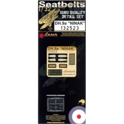 Hgw 132523 1/32 Seatbelts And Dh.9a Ninak Accessories For Aircraft