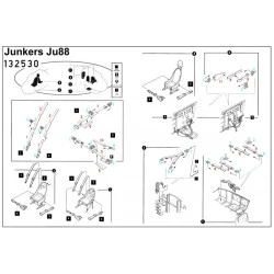 Hgw 132530 1/32 Seatbelts For Junkers Ju 88a-4 For Revell Accessories For Aircraft