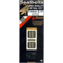 Hgw 132537 1/32 Seatbelts For Fokker E.iv For Wingnut Wings Accessories Kit