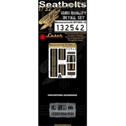 Hgw 132542 1/32 Seatbelts For Bf 109g-10 Orlon Ersatz Accessories Kit