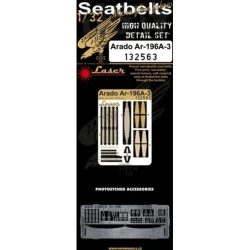 Hgw 132563 1/32 Seatbelts For Arado Ar 196a-3 Accessories For Aircraft