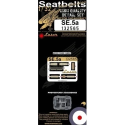 Hgw 132565 1/32 Seatbelts For Raf Se.5a Wingnut Wings Accessories For Aircraft