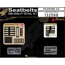 Hgw 132566 1/32 Seatbelts For Felixstowe F.2a And Hansa-b W.29
