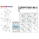 Hgw 132806 1/32 Spitfire Mk.ii Basic Line Seatbelts And Masks For Revell Hgw 132806 1/32 Spitfire Mk.ii Basic Line Seatbelts And Masks For Revell