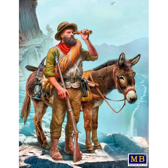 Master Box 35233 1/35 The Wild West. Gold Fever Series. Kit No. 1. Gold Digger