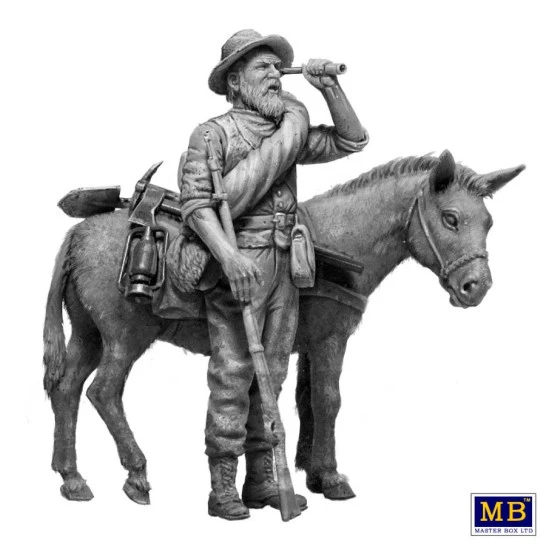 Master Box 35233 1/35 The Wild West. Gold Fever Series. Kit No. 1. Gold Digger