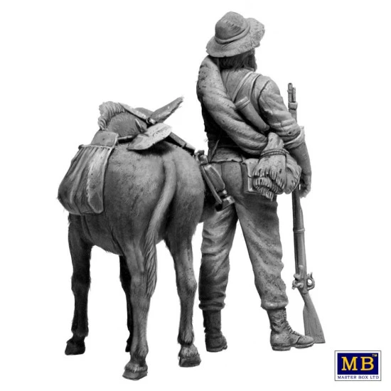 Master Box 35233 1/35 The Wild West. Gold Fever Series. Kit No. 1. Gold Digger