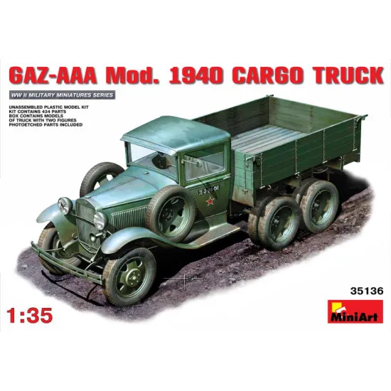 GAZ-AAA Mod. 1940 Cargo truck 1/35 Miniart 35136
