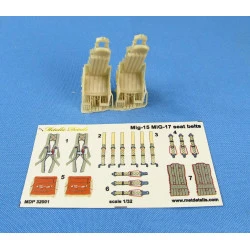 Metallic Details Mdr3229 1/32 Ejection Seat Kk 1 Accessories Kit