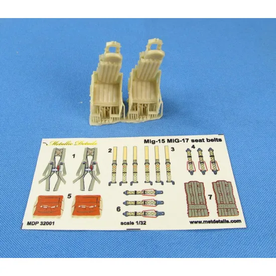 Metallic Details Mdr3229 1/32 Ejection Seat Kk 1 Accessories Kit