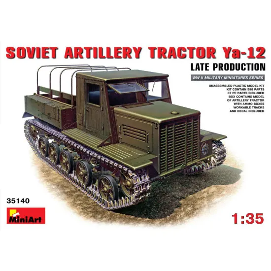 Soviet artillery tractor Ya-12, late production 1/35 Miniart 35140