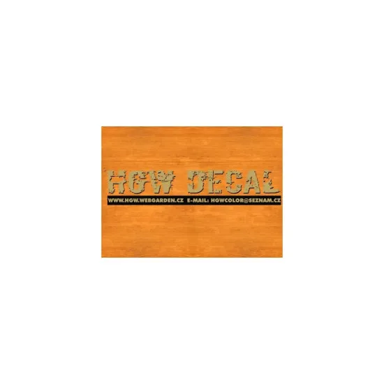 Hgw 548012 1/48 Decal Yellow Light Wood Transparent For Aircraft
