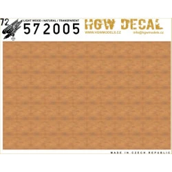 Hgw 572005 1/72 Decal Light Wood Transparent Decals For Aircraft