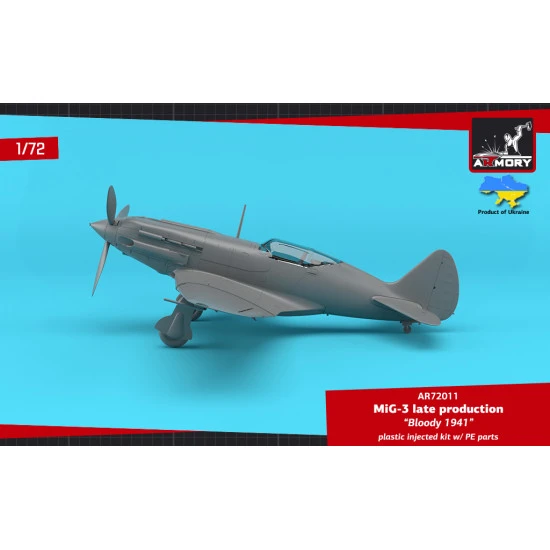 Armory Ar-72011 1/72 Mig 3 Late Bloody 1941 Plastic Model Kit