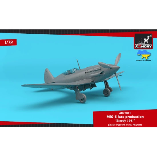 Armory Ar-72011 1/72 Mig 3 Late Bloody 1941 Plastic Model Kit