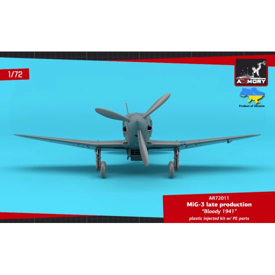 Armory Ar-72011 1/72 Mig 3 Late Bloody 1941 Plastic Model Kit