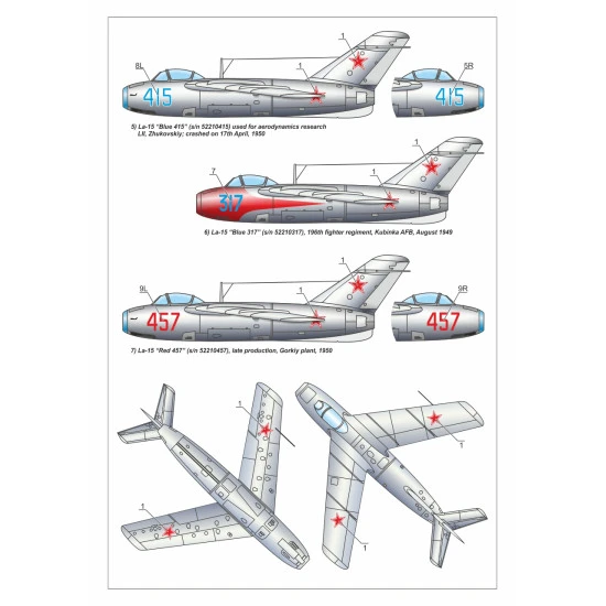 Armory Ar-14601 1/144 La 15 Fantail Soviet Post War Jet Fighter