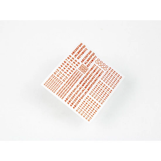 Red Fox Qs-35016 1/35 Numbers And Letters For British Afvs Vol 01